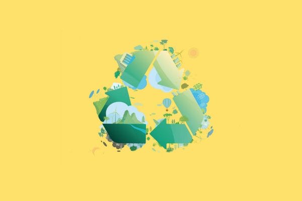 Recycling symbol ECG sustainability